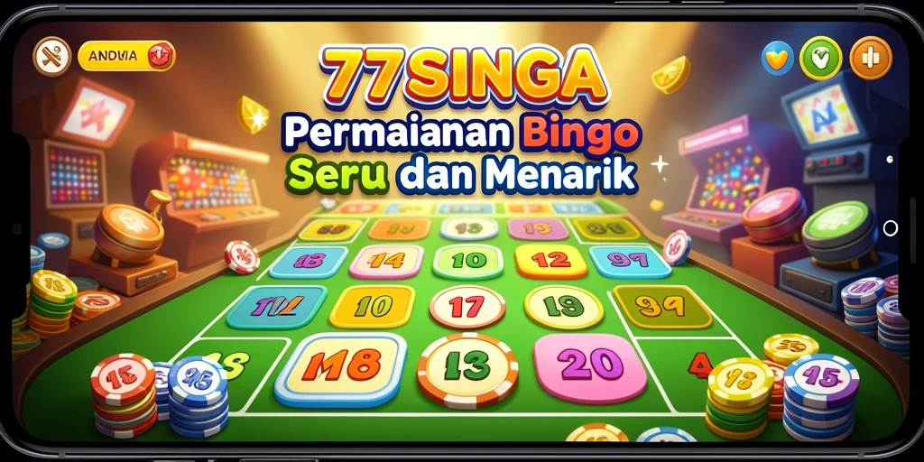 Gameplay Bingo seru dengan interaksi pemain yang menyenangkan.