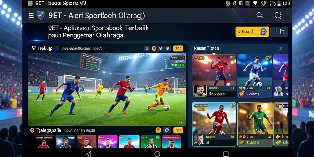 Tampilan menarik dari gameplay Sportsbook 9ET.