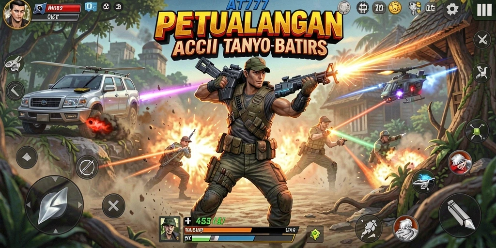 Tampilan gameplay seru AT777 dengan aksi yang cepat.