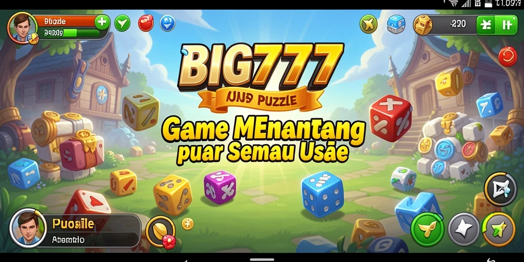 Tampilan gameplay BIG777 yang penuh warna dan menantang.
