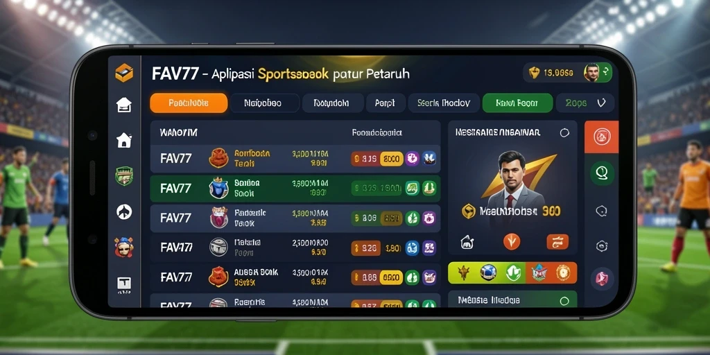 Tampilan gameplay taruhan olahraga yang mengesankan di FAV77.