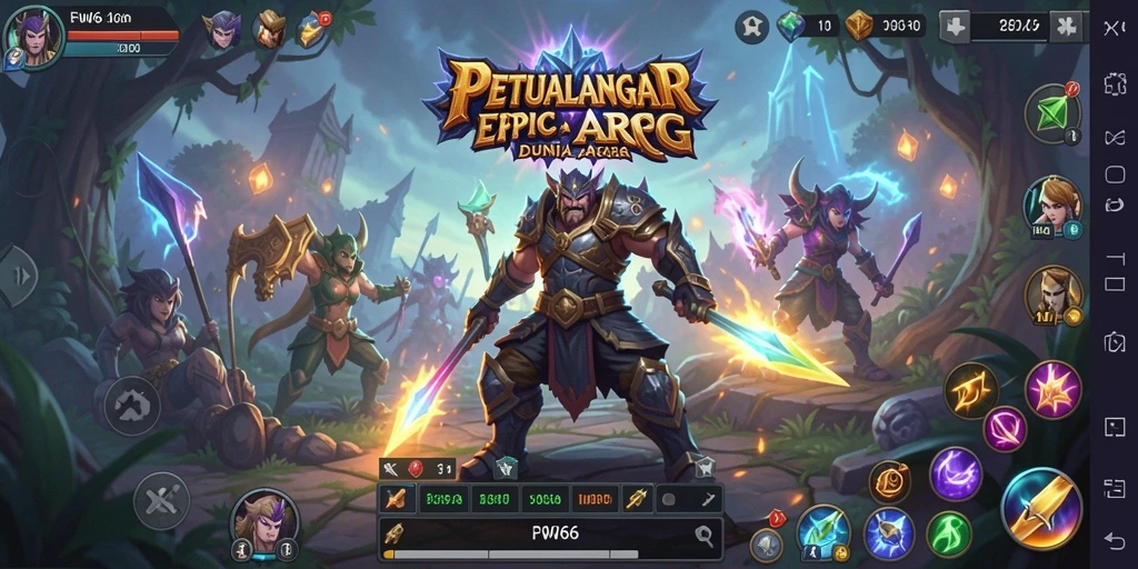 Screenshot gameplay FW66 dengan pertarungan yang intens dan karakter menawan.