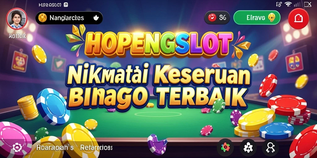 Tampilan menawan dari gameplay seru HOPENGSLOT Bingo.