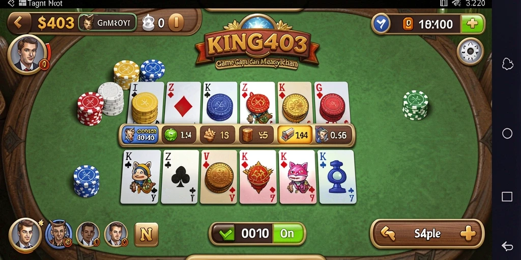 Tampilan gameplay KING403 yang seru dan menghibur.