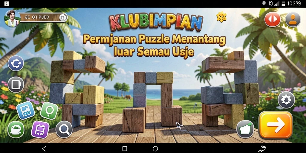Tampilan menarik dari gameplay KLUBIMPIAN yang menantang.
