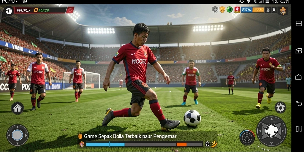 Tampilan gameplay PCPC7 yang penuh aksi dan seru.