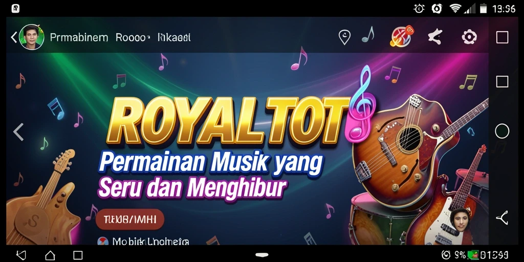 Tampilan grafik menarik dari gameplay ROYALTOTO yang penuh warna.