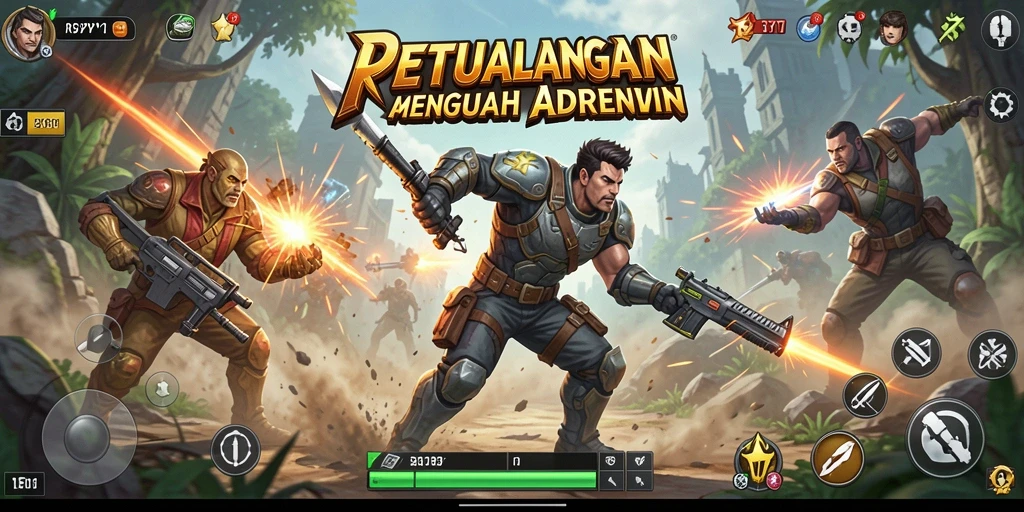Tampilan gameplay intens dari RPYYY yang penuh aksi.
