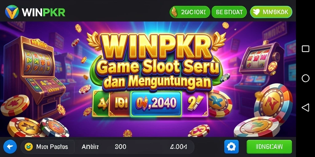 Tampilan gameplay Slot yang menarik dan penuh warna di WINPKR.